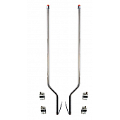 Bores Bumper Guide With LED Amber Marker/ Turn Signal Indicator Tip Set Of 2 - 848220