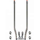 Bores Bumper Guide With LED Amber Marker/ Turn Signal Indicator Tip Set Of 2 - 848221
