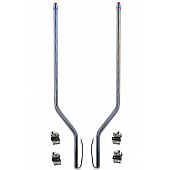 Bores Bumper Guide With LED Amber Marker/ Turn Signal Indicator Tip Set Of 2 - 854212