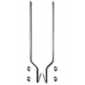 Bores Bumper Guide With LED Amber Marker/ Turn Signal Indicator Tip Set Of 2 - 854215