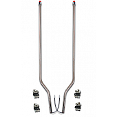 Bores Bumper Guide With LED Amber Marker/ Turn Signal Indicator Tip Set Of 2 - 854223