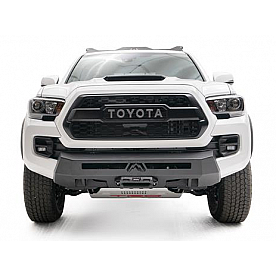 Fab Fours Bumper Hidden Winch 1-Piece Design Steel Black - TT16N3651B