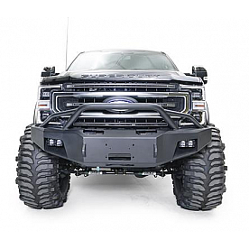 Fab Fours Bumper Premium 1-Piece Design Steel Natural - FS17A4162B