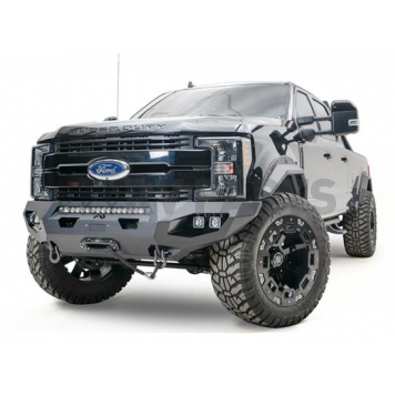 Fab Fours Bumper Vengeance 1-Piece Design Steel Natural - FS17X4161B-1