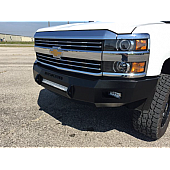 Iron Cross Bumper 1-Piece 40 Series Low Profile Steel Natural - RAW4051503