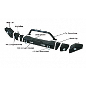 Paramount Automotive Bumper Modular Design Black - 5100494