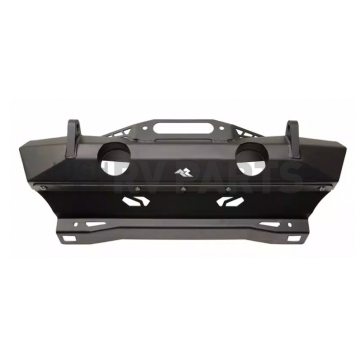 Rugged Ridge Bumper 1-Piece Design Aluminum Black - 1154121