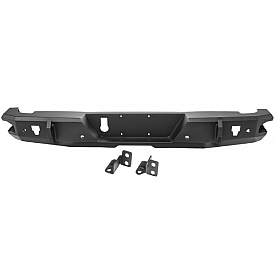 Rugged Ridge Heavy Duty Off-Road Bumper 1-Piece Design Steel Black - 1154037