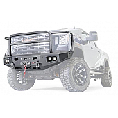Warn Bumper Ascent 1-Piece Design Steel Black - 107178