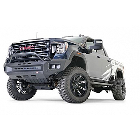 Warn Bumper Ascent XP 1-Piece Design Steel Black - 107286