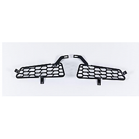 Putco Bumper Grille Insert Hex Pattern Powder Coated Black Stainless Steel - 83168
