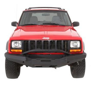 Smittybilt Grille Guard Hoop Black Matte Textured Powder Coated Steel - 76811-2
