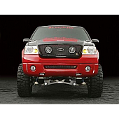 Street Scene Bumper Grille Insert Mesh Black Chrome Black Steel - 95076833