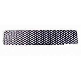 Street Scene Bumper Grille Insert Mesh Black Chrome Black Steel - 95076839