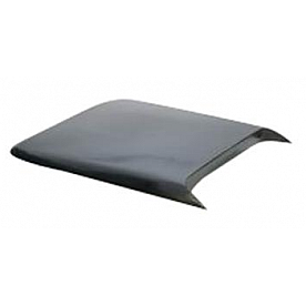 Street Scene Hood Scoop - Universal Style Textured Fiberglass Black - 95070993