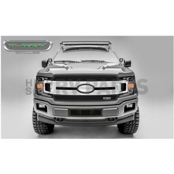 T-Rex Truck Products Bumper Grille Insert Mesh Polished Silver Stainless Steel - 55710