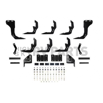 Westin Automotive Nerf Bar - Truck Wheel to Wheel Black Powder Coated Aluminum Oval - 28534685-4
