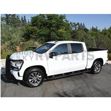 Westin Automotive Nerf Bar - Truck Wheel to Wheel Black Powder Coated Aluminum Oval - 28534685-5