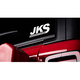JKS Manufacturing Decal - White - JKS11540