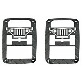 Paramount Automotive Tail Light Guard Steel  Set Of 2 - 510494