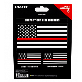 Pilot Automotive Decal - Red Strip American Flag   - GRP-669