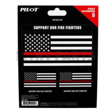 Pilot Automotive Decal - Red Strip American Flag   - GRP-669