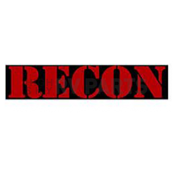 Recon Accessories Decal - Black And Red - 264305LG
