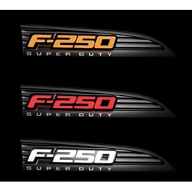 Recon Accessories Emblem - F-250 Super Duty Fenders/ Tailgate - 264F251BL