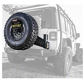 Smittybilt Spare Tire Carrier Smittybilt SRC/ XRC Gen 2 Bumper Mount Steel Black - 77857