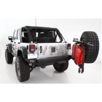 Smittybilt Spare Tire Carrier Smittybilt XRC Bumper Mount Steel Black - 7689602-2