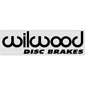 Wilwood Brakes Decal Black Letters on Clear - 4008499