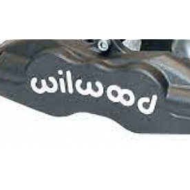 Wilwood Brakes Decal Black/ Silver - 4002176