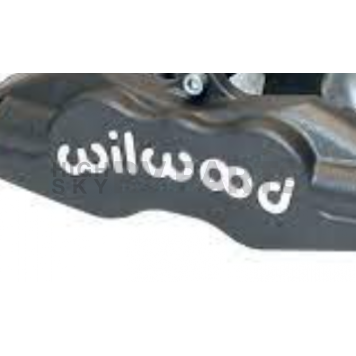 Wilwood Brakes Decal Black/ Silver - 4002176