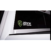 Zone Offroad Decal - Green/ White - ZONU9105