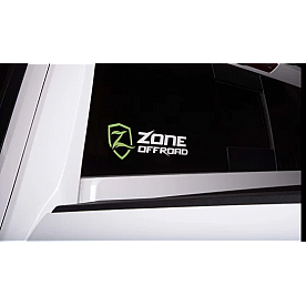 Zone Offroad Decal - Green/ White - ZONU9105