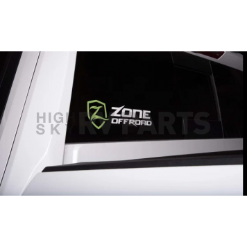 Zone Offroad Decal - Green/ White - ZONU9105