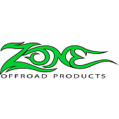 Zone Offroad Decal - Silver - ZONU9103