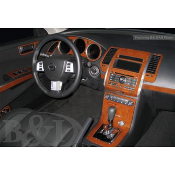 B & I Fender Dash Panel Trim WD680BSDB-1