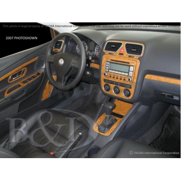 B & I Fender Dash Panel Trim WD689GRBA-1