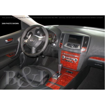 B & I Fender Dash Panel Trim WD968ASDB-1