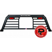 Magnum Truck Racks Headache Rack Louvered Aluminum Black Matte Powder Coated - 102HW