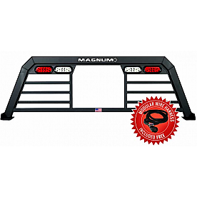 Magnum Truck Racks Headache Rack Louvered Aluminum Black Matte Powder Coated - 102HW