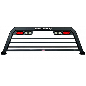 Magnum Truck Racks Headache Rack Louvered Aluminum Black Matte Powder Coated - 717L