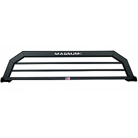 Magnum Truck Racks Headache Rack Louvered Aluminum Black Matte Powder Coated - 18SB
