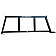 Magnum Truck Racks Headache Rack Frame Only Aluminum Black Matte Powder Coated - 604EC