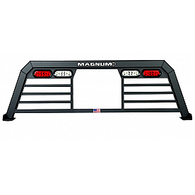 Magnum Truck Racks Headache Rack Louvered Aluminum Black Matte Powder Coated - 717LW
