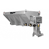 Meyer Products Salt Spreader 5400 Pound Capacity Up to 25 Foot Spread Pattern - 64448