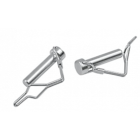 Warn Industries Snow Plow Hinge Pin 3/8 Inch Safety Retaining Pin With Clip Set of 2 - 83603