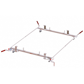 Weather Guard Ladder Rack 500 Pound Capacity 70 Inch Height Aluminum - 234-3-03