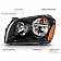 DODGE MAGNUM 05-07 CRYSTAL HEADLIGHT BLACK - 111425
